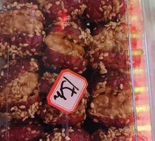Dates stuffed with walnuts