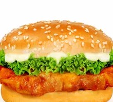 狠辣板烧鸡腿堡