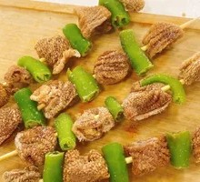 青椒毛肚串