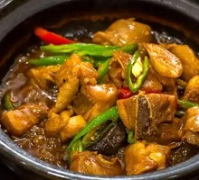 Stewed Chicken with Brown Sauce