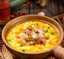 Salted Egg Yolk Tofu