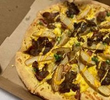 Teriyaki Beef and Potato Pizza