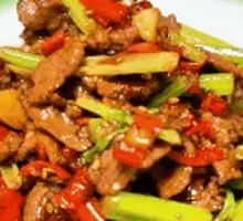 New-style Stir-fried Beef with Bell Peppers