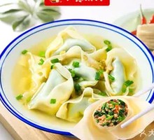 菠菜鲜肉大馄饨