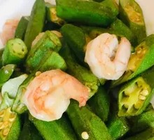 Shrimp and Okra Stir-fry