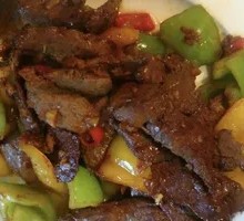 辣炒牛肝