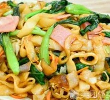 Sausage Fried Rice Noodles