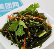 Cold-mixed kelp strands