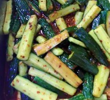 Sour Spicy Cucumber Strips