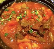 西红柿炖驴杂