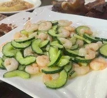 Stir-Fried Shrimp with Cucumber