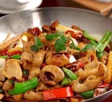 Spicy Pork Intestines Stir-fry