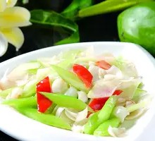 Celery and Lily Bulb Stir-fry