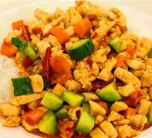Kung Pao Chicken Rice Bowl
