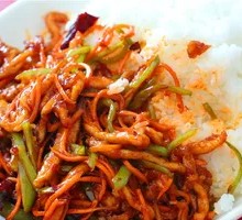 Fish-Flavored Shredded Pork Rice Bowl