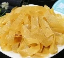 Oil-soaked tofu skin