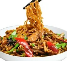 Pork and Lentil Noodle Stew