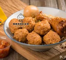 猪肉丸子鸡腿饭