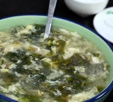 Seaweed and Egg Soup
