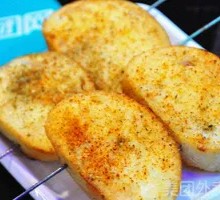 Grilled Steamed Bun Slices