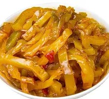 Pickled Mustard Greens Strips