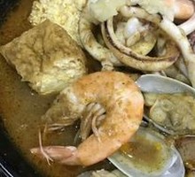 Aluminum-wrapped Scallops Noodles