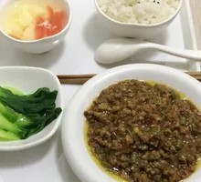 酸豇豆肉沫套饭