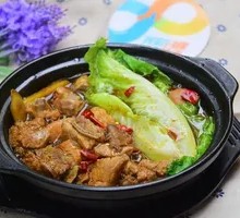 Braised Pork Ribs with Rice