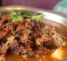 Tendon and Brain Hot Pot