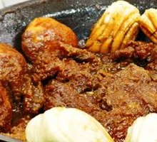 贴饽饽熬带鱼鳕鱼