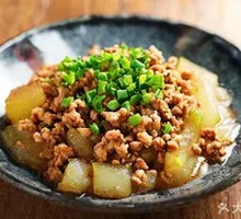 肉沫冬瓜盖饭