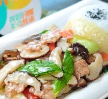 Shiitake Mushroom and Pork Rice Bowl