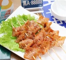 Grilled Pigskin Skewers