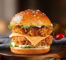 Double Crispy Chicken Burger