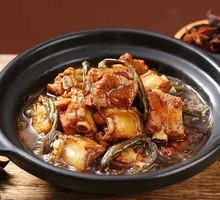 砂锅排骨烧豆角