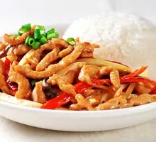 Fish-Flavored Shredded Pork Rice Bowl