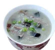 Century Egg and Pork Porridge
