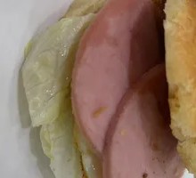 Baked Pancake with Ham and Egg