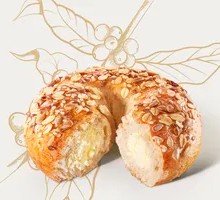 全麦谷物芝士贝果