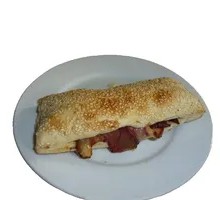 Braised pork with flatbread