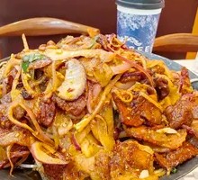 Pork Belly and Pig Intestine