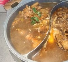 Tendon and Brain Hot Pot