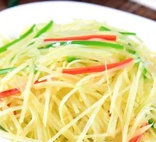 Green Pepper and Potato Noodles with Rice