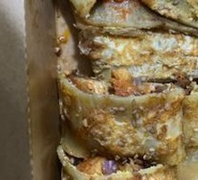 Grilled Cold Noodles with Two Eggs