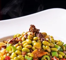 Shredded Pork with Green Beans and Edamame