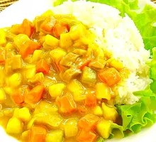 素咖喱饭