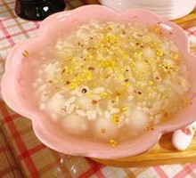 桂花酒酿圆子羹