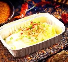 Steamed Baby Bok Choy with Rice Noodles in Foil