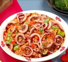 Spicy Squid Fried Rice