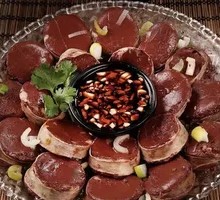 Homemade Garlic Blood Sausage